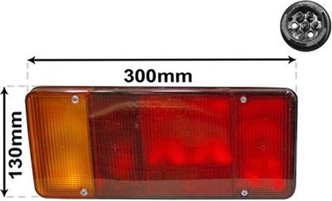 Achterlicht links Iveco Daily Iii Open Laadbak/ Chassis. Model: 1998-03 - 2009-10