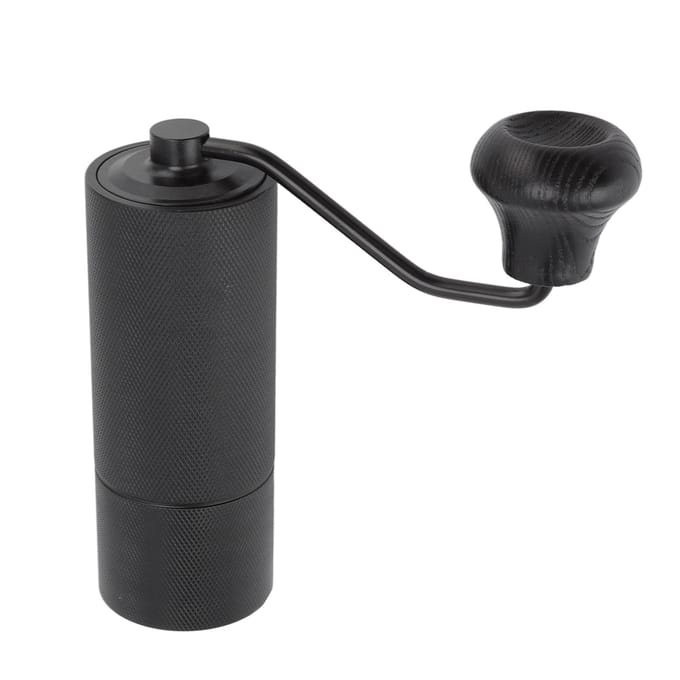 Handmatige Koffiemolen Grofheid Instelbaar Geluidsloos CNC Vorm voor Kantoor Huis Reis Kamperen Cadeau black