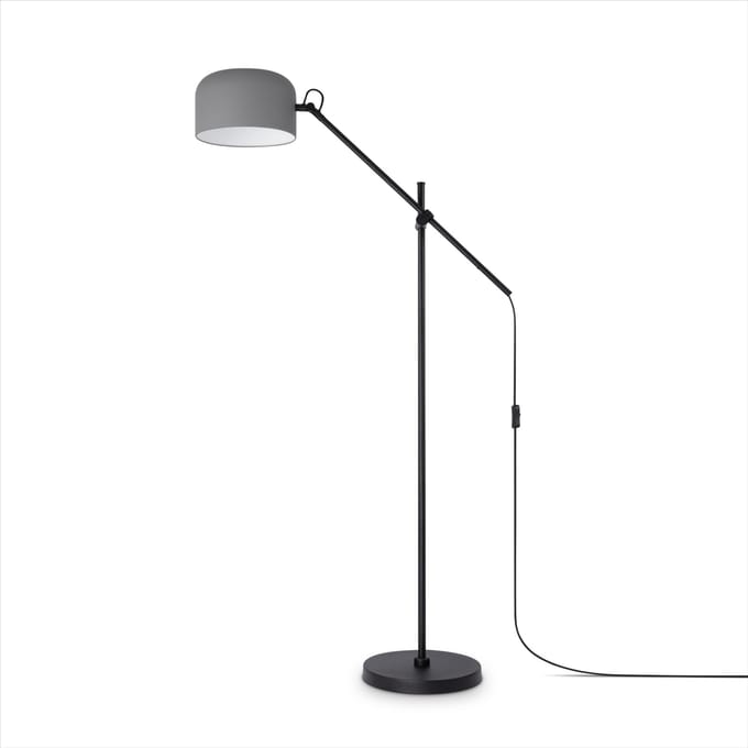 Vloerlamp Bovel grijs