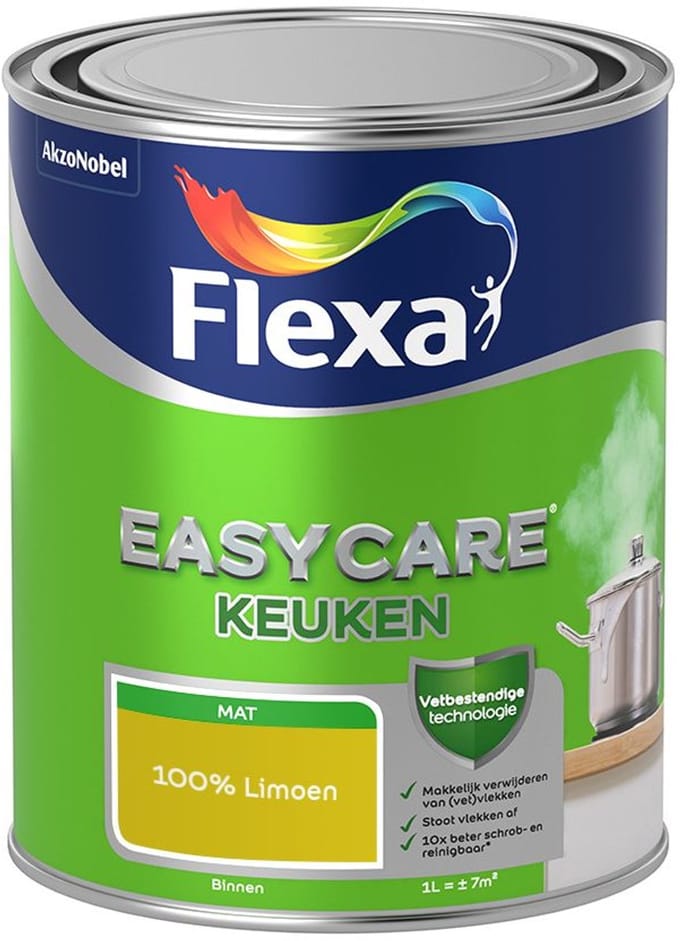 Flexa - Easycare Keuken - 100% Limoen - Mengverf - 1 L