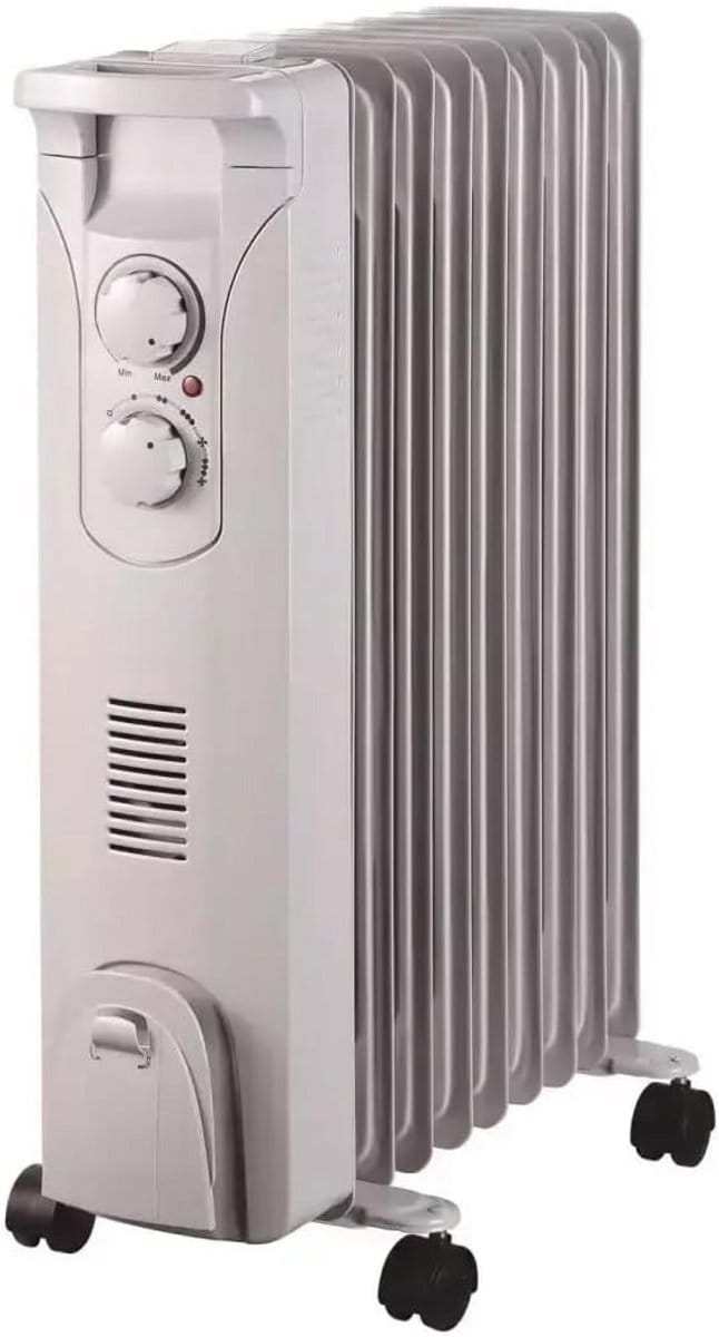 Olieradiator met Ventilator en Thermostaat - 2000W Extra Verwarming