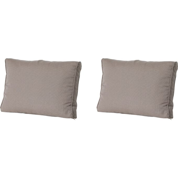 Madison - Lounge Rugkussen Rib liver - Ca. 43x73 cm - Set van 2