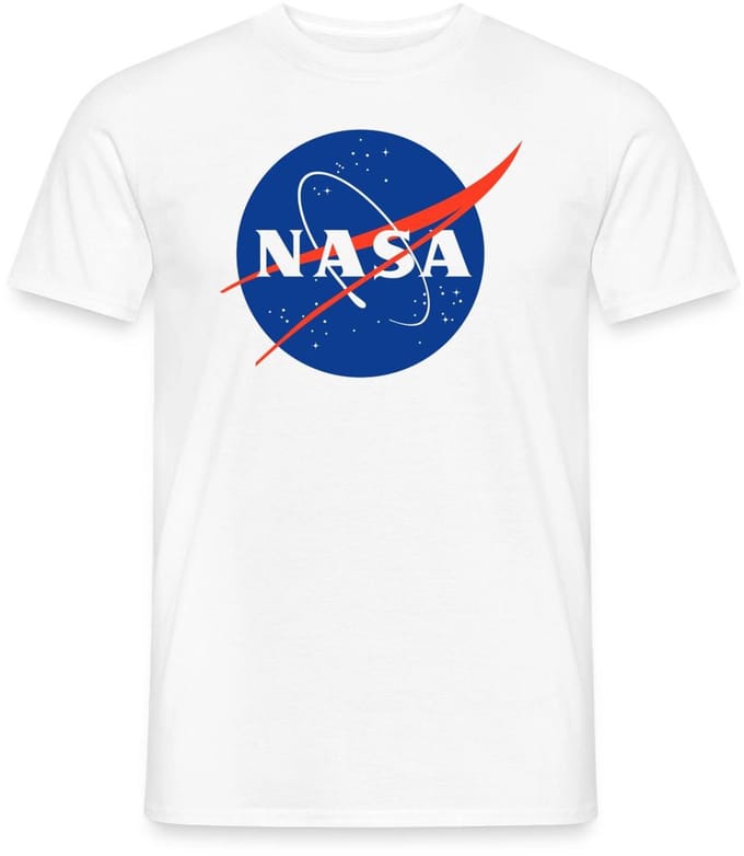 NASA klassiek logo T-Shirt Heren