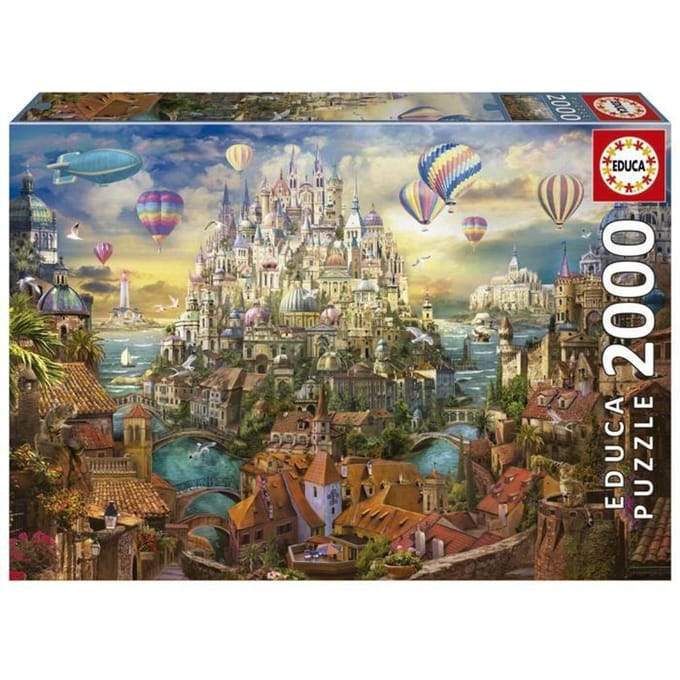 EDUCA - puzzel - 2000 stuks - STAD VAN DROMEN