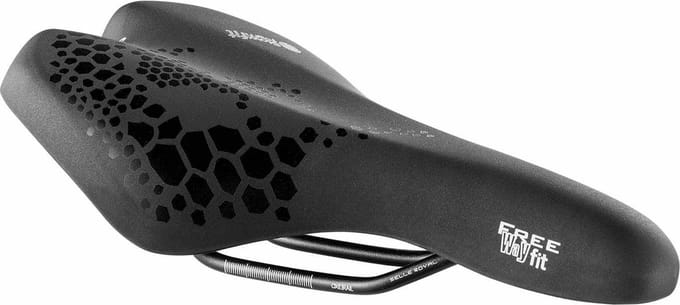 Selle Royal Athletisch stadsfietszadel - waterdicht - demping - 26 cm - zwart