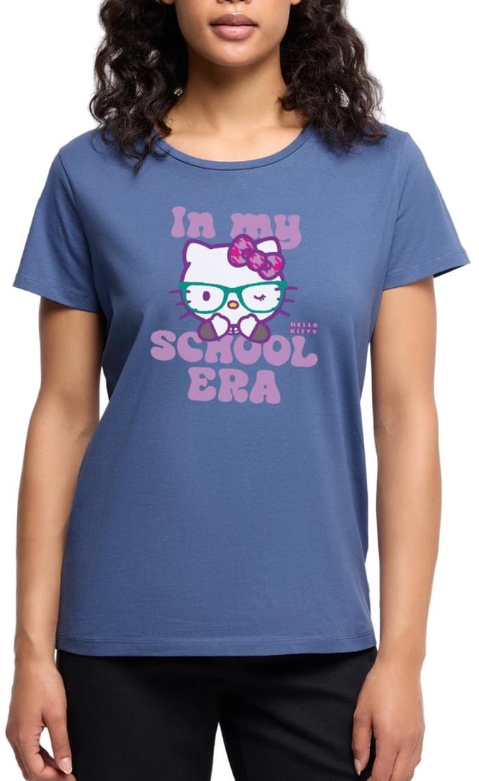 Hello Kitty Met Bril In My School Era Premium T Shirt Dames