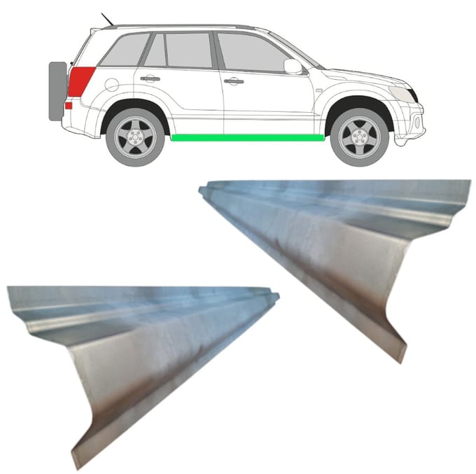 Reparatie dorpel voor Suzuki Grand Vitara 2005-2014 / Links = Rechts / Set