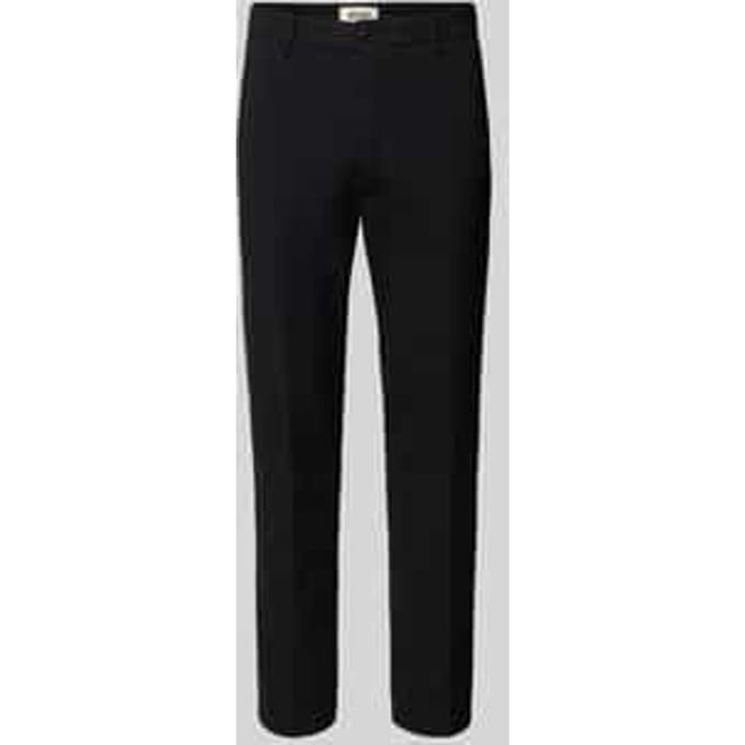 Stoffen broek met achterzakken