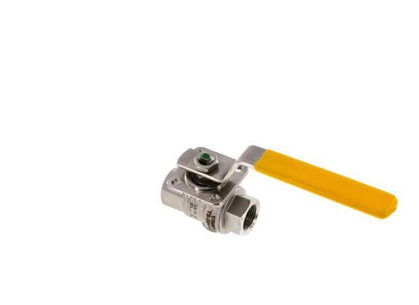 Rp 3/8 inch Gas 2-Weg RVS Kogelkraan - BL2SH-AM-GA-038