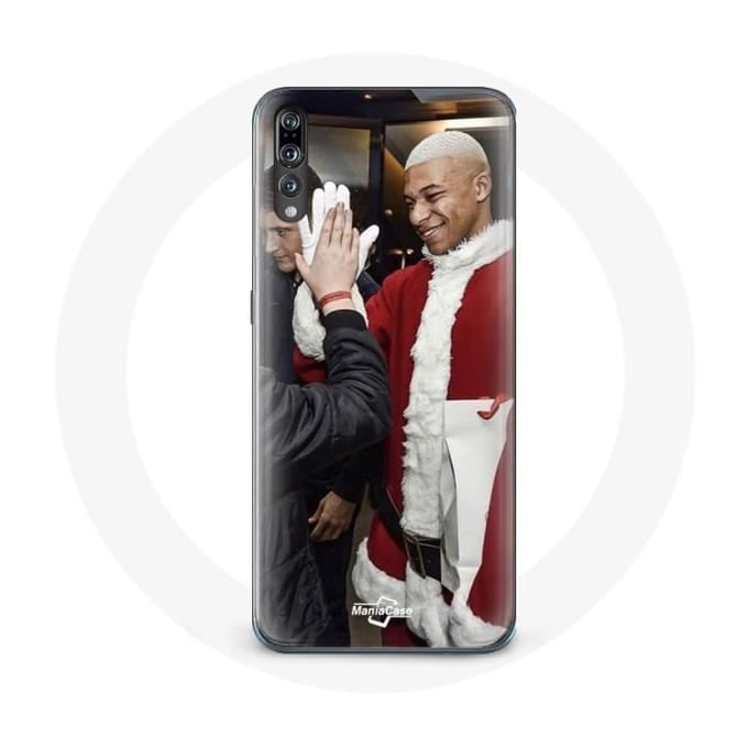 Coque pour Huawei P20 Mbappé Foot Joyeux noël