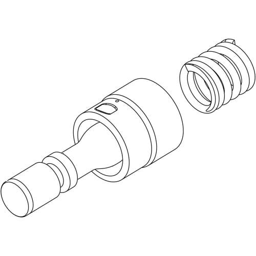KWC replacement plunger for gas shower Z.536.530.145 Z.536.526