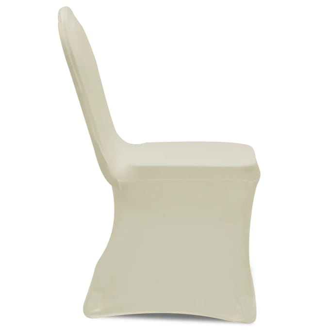 Vidaxl Elastische Stoelhoezen, 100 Stuks, Crème, 130340X2