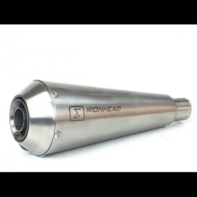 Silencer motorfiets linkerzijde Ixil Ironhead