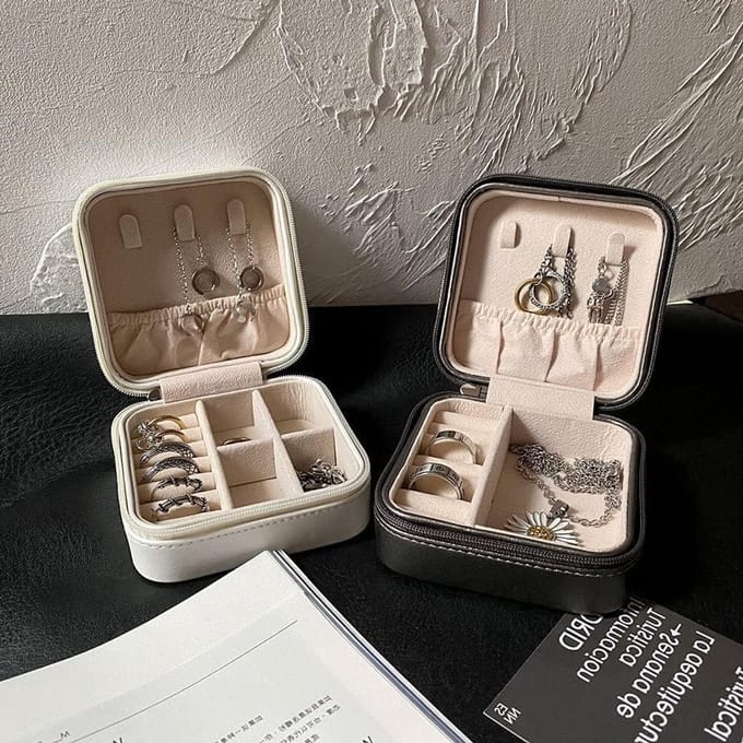 Sieraden Opbergdoos - Juwelendoosje Draagbaar - Reizen Sieraden - Eenvoudig Ontwerp - 1.00 Unit - A