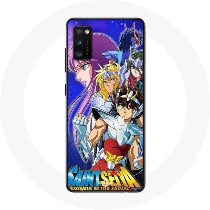 Coque - Maniacase - Samsung Galaxy S20 - Les Chevaliers du Zodiaque - Souple - Noir noir