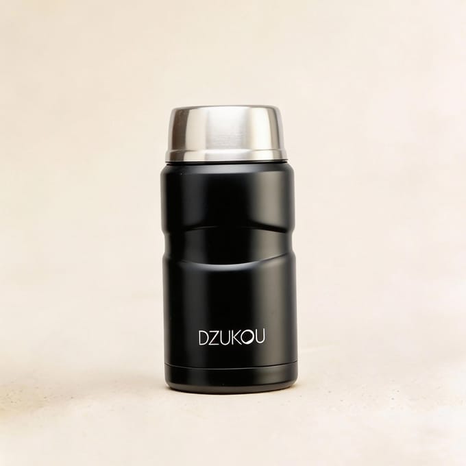Dzukou Mount Sobo - Lunchpot - Yoghurt Beker To Go - RVS - Zwart