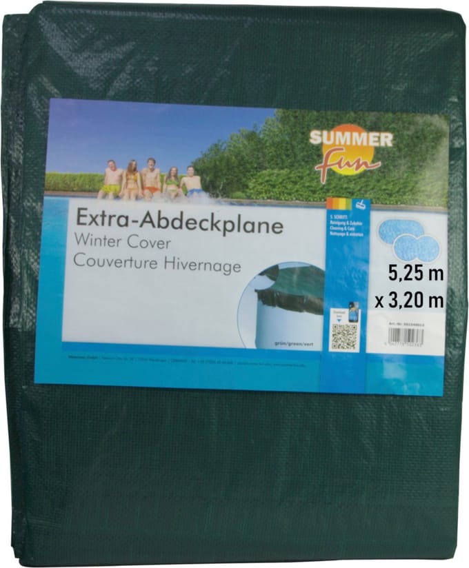 Summer - Fun - Winterzwembadhoes - ovaal - 525 - cm - PVC - groen