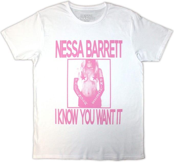 Nessa Barrett - I Know You Want It Heren T-shirt - XL - Wit