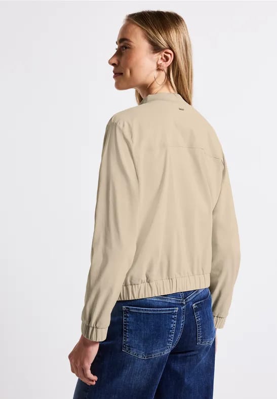 Blouson in effen kleur