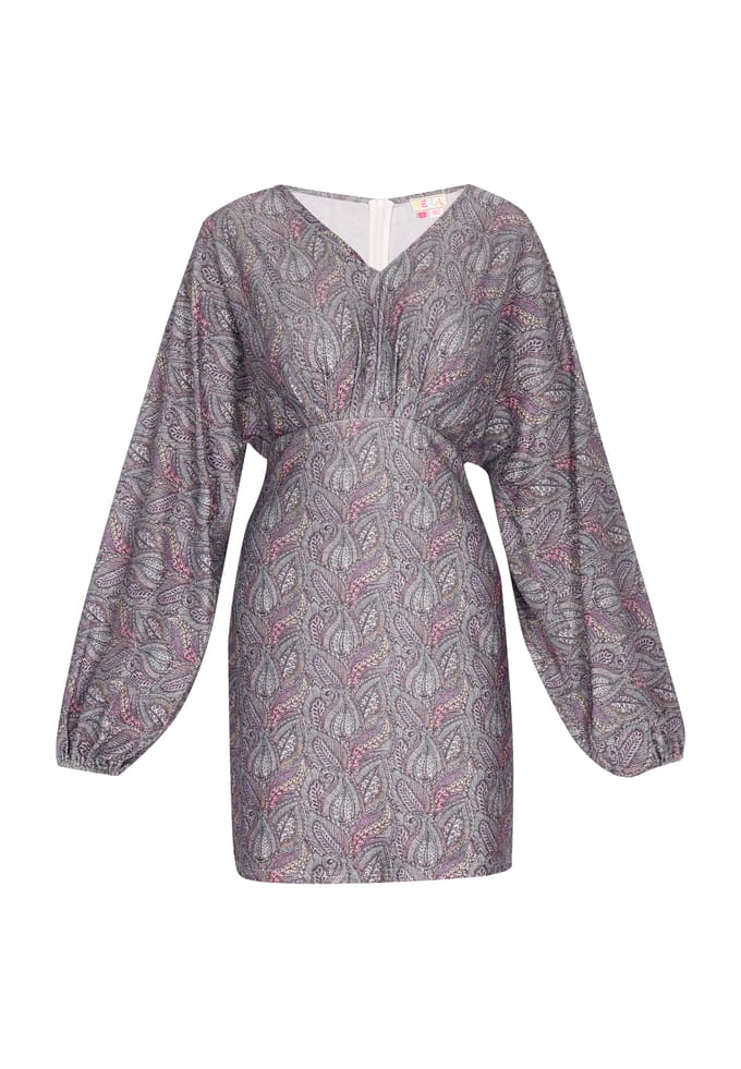 IZIA Jurk Dames Roze Veelkleurig
