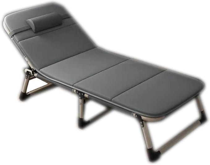 Opklapbed - Fauteuil Bed - Ruimtebesparend Slapen - Draagbaar en Snel - 75x190x30CM