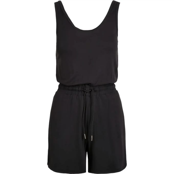 Urban Classics - Short Sleevless Modal Playsuit - 4XL - Zwart