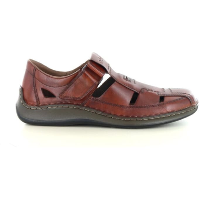 Rieker -Heren - cognac/caramel - sandalen - maat 45