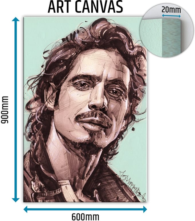 Chris Cornell canvas 60x90 cm