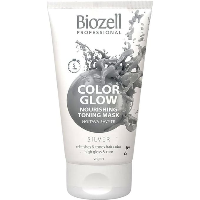 Biozell Color Glow Nourishing Toning Mask Silver 150 ml