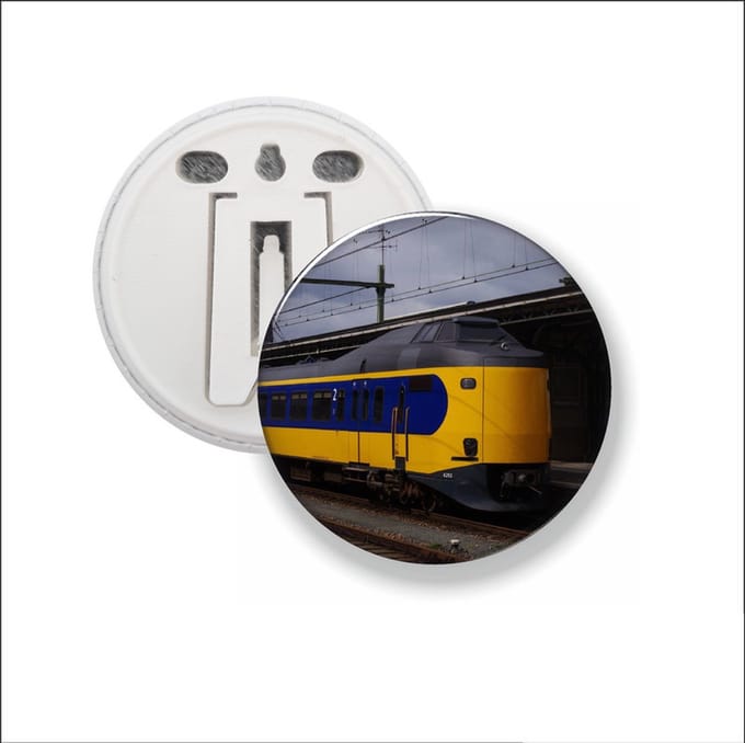 Button Met Clip - Trein