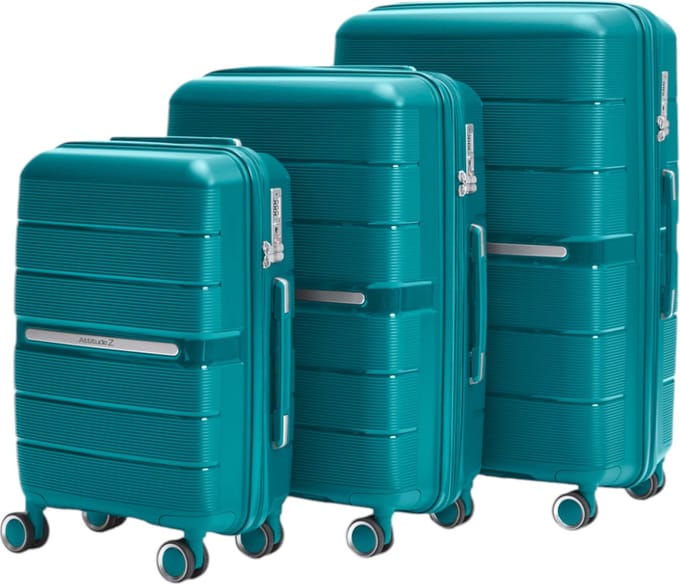 AttitudeZ Elegance Reiskoffer Set Turquoise