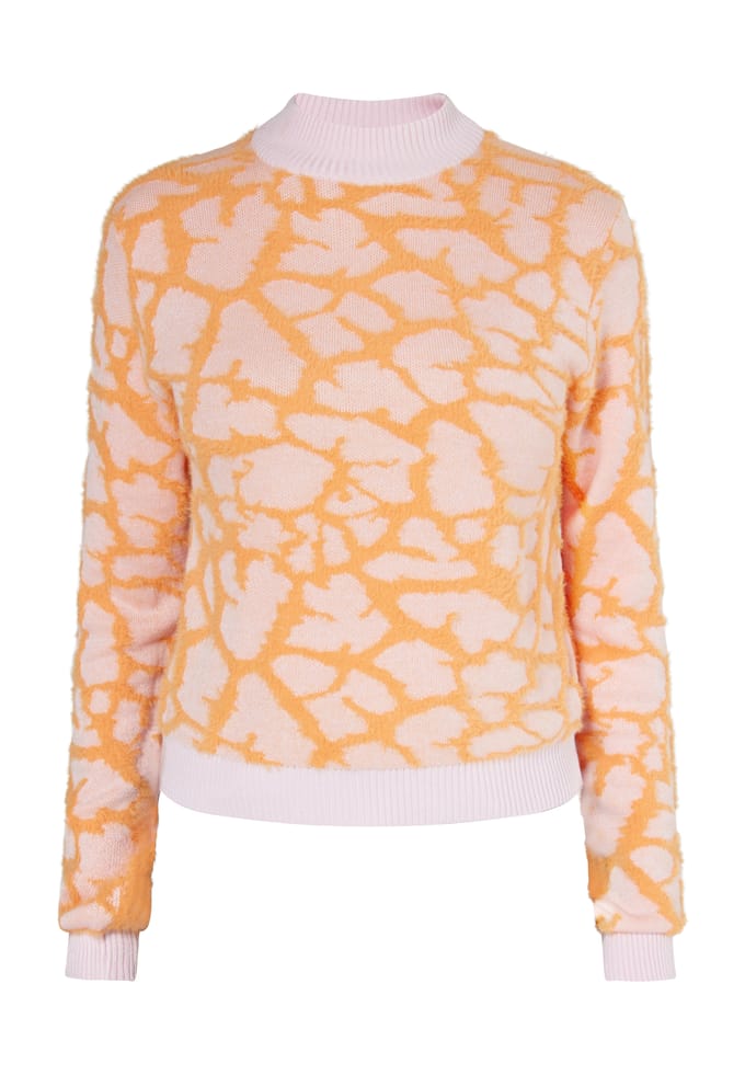 Mymo Jumper Dames oranje roze