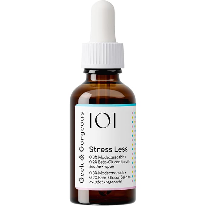 Geek & Gorgeous 101 Actieve stoffen Stress Minder Serum Hydraterend serum Unisex 30 ml