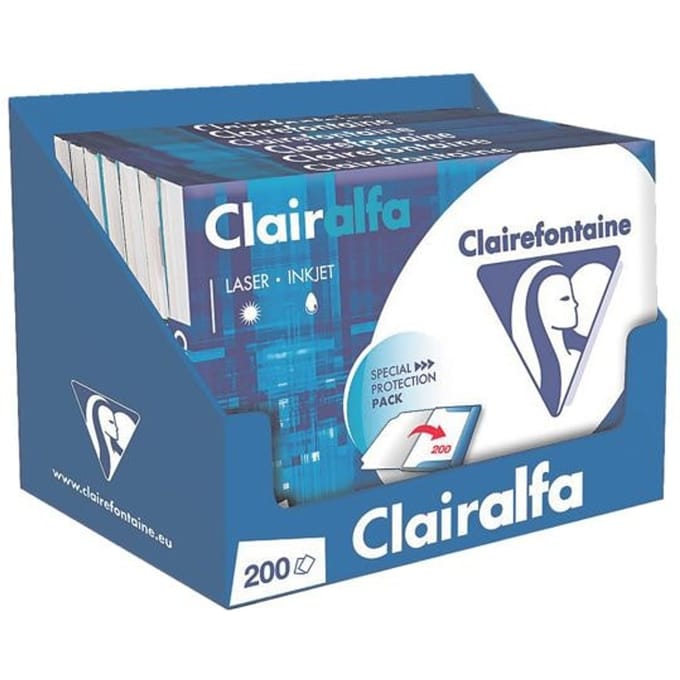 Clairefontaine printpapier ft A4 | 80 g | pak van 200 vel | doos van 7 pakken