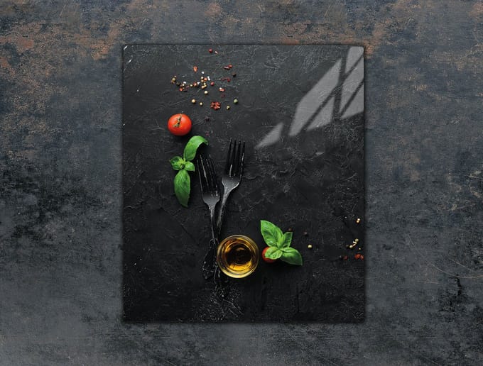 TMK ArtDeko - Snijplank - 45x52 cm - Gehard Glas - Multifunctioneel