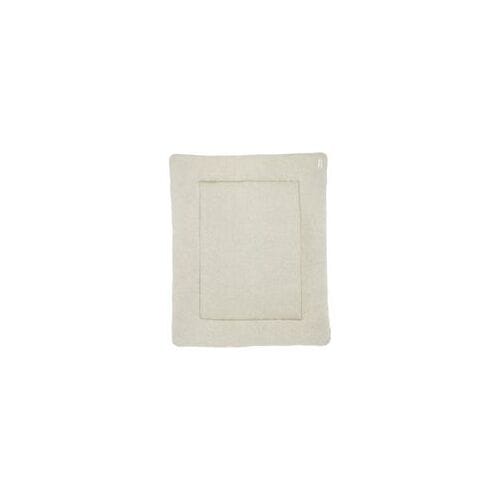 Meyco Baby Knit Basic teddy boxkleed - sand melange - 77x97cm