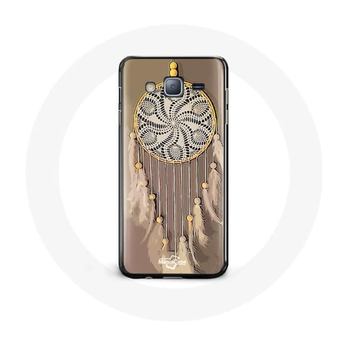 Hoesje voor Samsung Galaxy j3 2016 Dromenvanger bruin Droomvanger