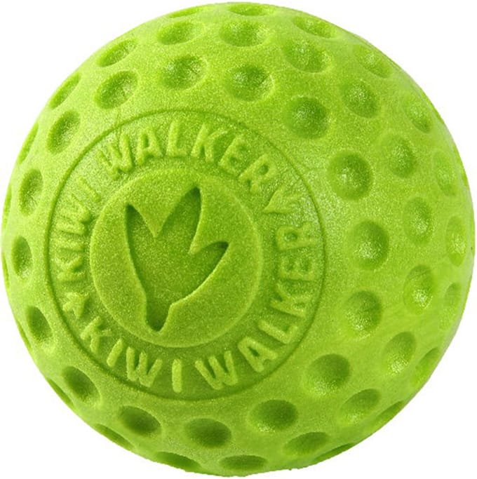 Kiwi Walker - Let's Play - Hondenspeelgoed - Bal - Groen - 6,5cm