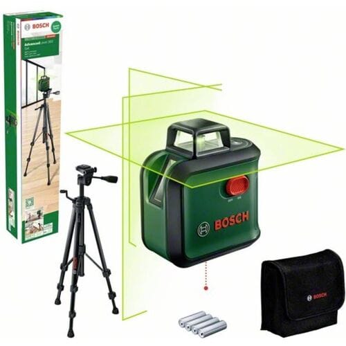Bosch AdvancedLevel 360 Set - 360° Kruislijnlaser - Inclusief Statief - Opbergetui - Batterijen