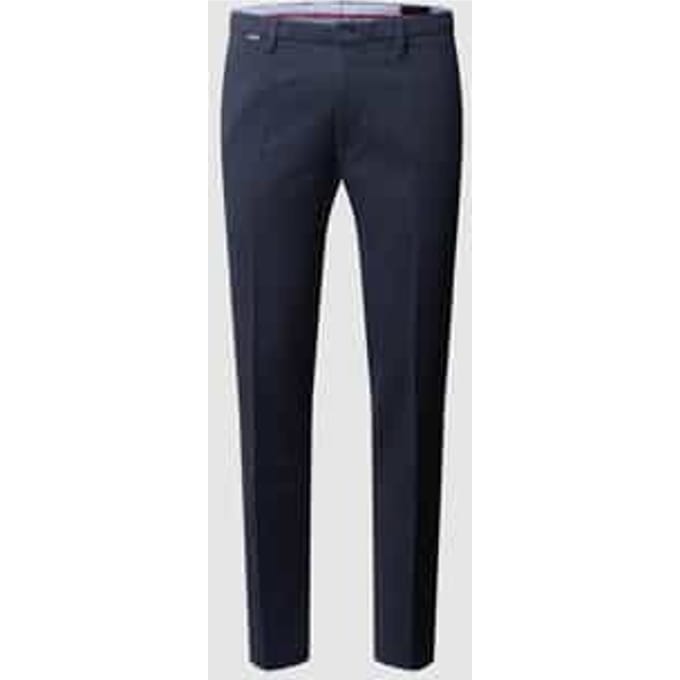 Slim fit stoffen broek met achterzakken Model 'brody'