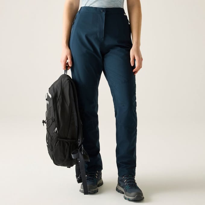 Broek Hiking Dames Waterdicht Ademend Stretch