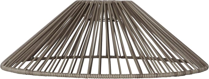 Star Trading lampenkap Vide, rotan, beige, E27, buiten, ? 38 cm