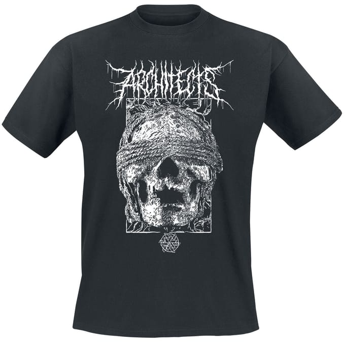 Architects T-shirt - Blindfolded Skull - S tot 5XL - zwart