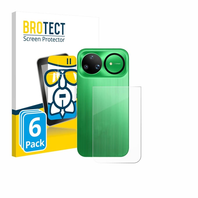 Screenprotector 6 Stuks voor Huawei Nova 15 Ultra (Achterkant) Beschermglas transparant