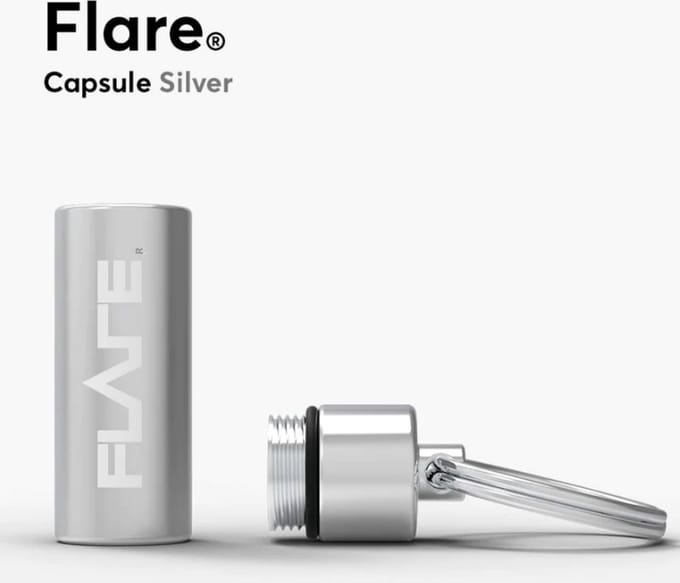 Flare Audio Capsule Zilver