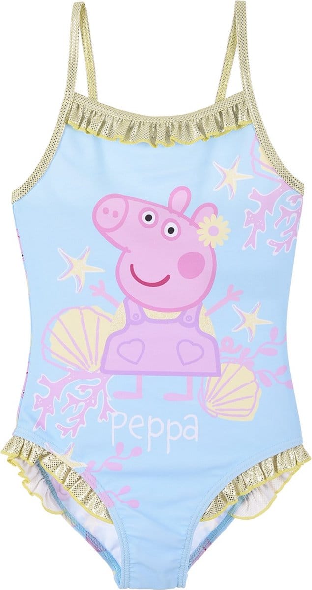 Peppa Pig - Badpak Peppa Pig - blauw - maat 116