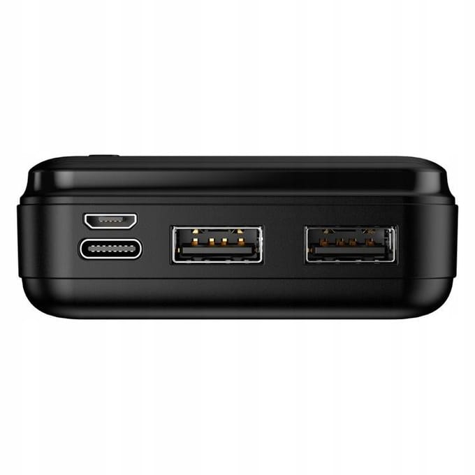 Externe batterij MaXlife MXPB-01, 20000mAh, 12W, 2 x USB-A, Zwart