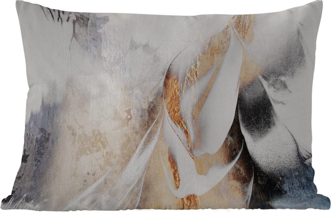 Buitenkussens - Tuin - Abstract - Gold - Design - Luxe - 50x30 cm
