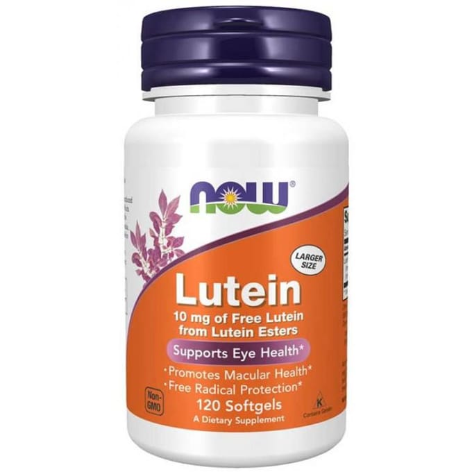 NOW Foods, Luteïne 10 mg, 120 caps