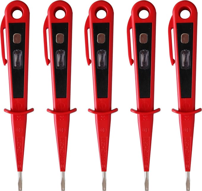 Spanningstester Eurotester voor AC/DC tot 250V - Fasetester Veilig en Goedgekeurd